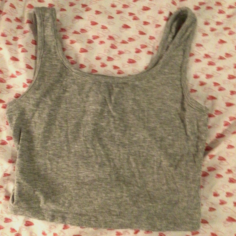 tank top (grey) size: kids XL (stretchy)